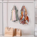 ZEDODIER Tank Top Hanger, Rotatable Bra Organzier for Closet, Max 24 Storage Capacity Sport Bra Holder, Metal Space Saving Closet Organizers and Storage, Silver by CozyNest Decor