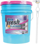 Ultra Fresh Platinum Fabric Softener for Laundry up to 640 Loads, Lavender, 5 Gallons - Fabric Odor Remover to Wash Clothes and Sheets by CozyNest Decor