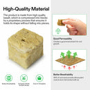 VIVOSUN 1.6" Rockwool Cubes, 28 Plugs Stonewool Starter Grow Cubes for Cuttings, Cloning, Plant Propagation, Seed Starting, Hydroponic Grow Media for Vigorous Plant Growth, 1 Sheets of 28 Plugs by GreenHaven Gardens