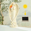 Angel Figurine, Large Angel Garden Statues Outdoor with Butterfly Solar LED Lights Lawn Decorations Yard Ornament Sculptural for Outside Patio Decor, Angel Gardening Gifts by CozyNest Decor