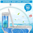 Toilet Bowl Cleaner-Cute Dinosaur-Shaped Toilet Bowl Cleaner Bottle Automatic Bathroom Toilet Tank Cleaner Easy-To-Use Septic Safe Toilet Cleaner in Bottle with Ocean Scent (1, blue)