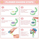 DIY Arts and Crafts Kits for Kids Ages 4-8-12 Flower Bouquet Toys Craft Kit for 4 5 6 7 8 Year Old Girls Ideas Birthday Gift,Classroom Educational Activity Toy for Toddler Kids Boys by TinyTreasures Baby Boutique