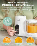 GROWNSY Baby Food Maker with Steam Basket, One Step Baby Food Processor Steamer Puree Blender Grinder Mills Machine, Auto Cooking Grinding and Sterili-zing for Healthy Homemade Baby Food, BPA-Free by TinyTreasures Baby Boutique