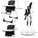 4-in-1 High Chair–Booster Seat with Adjustable Height and Recline by LJGDeals
