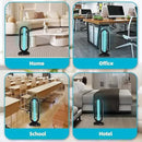UV Light Sanitizer,4-Speed Timing and Remote Control UVC Home Disinfection Device,Ultraviolet Light Sanitizer for Bed Bugs and Dust Mites,UV Lamp for Whole Room,Black by GreenHaven Gardens