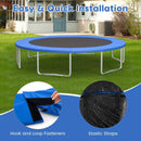 8-16 FT Trampoline Pad Replacement Safety Pad with Fixing Straps (Blue) by LJGDeals