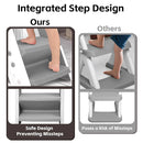 Primlect Space-Saving Potty Training Seat with Ladder, Adjustable Step and Toilet Seat Height, Top Handles for Easy Climbing, Easy to Carry, Portable Toddler Toilet Trainer for Small Bathrooms by TinyTreasures Baby Boutique