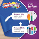 Colorations Arts and Crafts Paper Roll - 36" x 1000', Royal Blue, Dual Surface, Markers, Finger Paints, Painting, Watercolors, Acrylic Paints, Wall Art, Bulletin Board Paper, Kids Crafts (Item