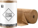 Fantasticlean Microfiber Cleaning Cloth Roll -90 Pack, Tear Away Microfiber Towels, 12" x 12", Reusable, Washable, Scratch Free, Ultra Absorbent Dish Rags for Car, Home, Garage or Shop (Tan) by CozyNest Decor