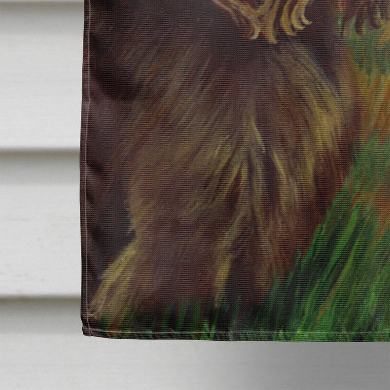 Sussex Spaniel Flag Canvas House Size