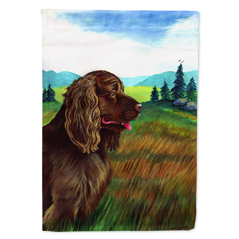 Sussex Spaniel Flag Canvas House Size