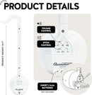 Otamatone Japanese Electronic Musical Instrument Portable Music Synthesizer from Japan by Maywa Denki Studio Award Winning, Educational Fun Gift for Children, Teens & Adults - White by TinyTreasures Baby Boutique