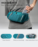 WATERFLY Fanny Pack Waist Bag: Hiking Water Bottle Holder with Strap Waist Pack for Women Men Hydration Hip Packs for Running Walking Traveling-Cyan by TinyTreasures Baby Boutique