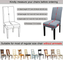 JQinHome Dining Room Chair Covers Set of 8, High Stretch Chair Slipcover Removable Washable Chair Seat Protector Cover for Home Party Hotel Wedding Ceremony (Light Grey) by CozyNest Decor