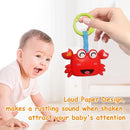 Baby Toys, Cartoon Animal Hanging Rattle Toys, Handbells Baby Rattles, Baby Bed Crib Car Seat Travel Stroller Toys for Infant, Best Birthday Gift for Newborn, 4 Pack by TinyTreasures Baby Boutique