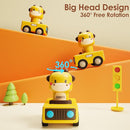 iPlay, iLearn Press to Go Car Toys for Toddlers 1-3, Baby Animal Racing Cars, Infant Play Vehicle Set, Baby Push Go Friction Car Toys for 6-9-12-18 Months, 1st Birthday Gifts for 1-2 Years Old Boys by TinyTreasures Baby Boutique