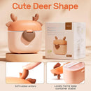 NCVI Baby Formula Dispenser On The Go, Formula Container To Go, Formula Holder for Travel, Outdoor Picnic with Baby Infant, Portable Container for Milk Powder, Snacks, Candy, Fruits (Brown Deer) by TinyTreasures Baby Boutique