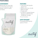 Motif Luna Double Electric Breast Pump Bundle with Luna Cooler Set and Milk Storage Bags, 6 oz - 100 Count - Milk Freezer Bag with Easy Pour Spout by TinyTreasures Baby Boutique