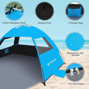Venustas Beach Tent Sun Shelter for 3/4-5/6-7/8-10 Person, UPF 50+ UV Protection Beach Canopy, Lightweight and Easy Setup Cabana, Portable Shade Tent by TinyTreasures Baby Boutique