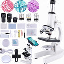 Microscope for Kids 40X-2000X, Microscope for Children 8-12 Years Old with LED Fill Light, Slides and specimens Ideal for School Labs Homeschooling by TinyTreasures Baby Boutique