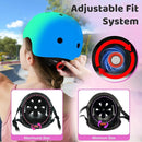 Color Gradient Adjustable Kids Bike Helmet Toddler Skateboard Helmets Boys Girls Child Ventilation Helmet for Multi-Sports Skating Cycling Scooter Balance by TinyTreasures Baby Boutique