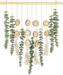 Artificial Eucalyptus Wall Decor Fake Greenery Leaves Stems Home Decor Wall Hanging Plants Boho Rustic Farmhouse Decor for Bedroom Kitchen Dining Room Livingroom Bathroom Livingroom (Small) by CozyNest Decor