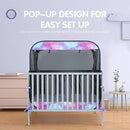 Porayhut Portable Baby Crib Net Safety Mesh Tent,Pop up Infant Mosquito Net, See Through Canopy Netting Cover for Baby&Toddler to Keep Baby from Climbing Out. by TinyTreasures Baby Boutique