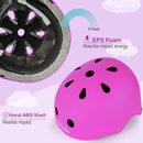 KAMUGO Kids Bike Helmet, Toddler Helmet for Ages 2-8 Boys Girls with Sports Protective Gear Set Knee Elbow Wrist Pads for Skateboard Cycling Scooter Rollerblading by TinyTreasures Baby Boutique