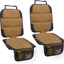 Car Seat Protector for Child Car Seat, 2 Pack Baby Car Seat Covers with Mesh Pockets & Non-Slip Backing 600D Durable Seat Protector by TinyTreasures Baby Boutique