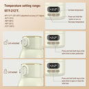 Portable Bottle Warmer for Travel-Various Heating Modes for Breast Milk& Water&Tea. 17 Ounces Large Capacity Portable Milk Warmer for Baby,Fast Heating Speed and Long Battery Life with High Capacity by TinyTreasures Baby Boutique