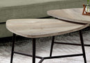 Table Set, Coffee, End, Side, Accent, Living Room / Beige Laminate, Contemporary, Modern (Set of 2) - Taupe