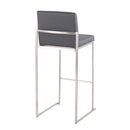 Fuji - Contemporary And Modern Elegance High Back Barstool by HouseOfZazla
