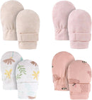 Newborn Baby Mittens Infant No Scratch Gloves Cotton Mitts for Baby Girls Boys by TinyTreasures Baby Boutique