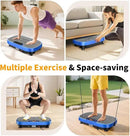 Vibration Plate Exercise Machine, Vibrating Plate Machine with Bluetooth for Lymphatic Drainage, Vibration Platform for Women Men Full Body Weight Loss