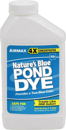 Airmax Nature's Blue Pond Dye 4X Concentrate for Outdoor Ponds & Lakes, Natural Pond Colorant & Beauty Enhancer, Block Ultraviolet Rays, Fish, Bird & Livestock Safe, Easy Liquid Application, 1 Quart by GreenHaven Gardens
