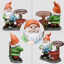 Outdoor Garden Sculpture Gnome Flower Pot Planter by HouseOfZazla