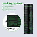 Upgrade 20" x 10" Durable Waterproof Seedling Heat Mat with ETL Certified, Warm Hydroponic Heating Pad for Germination,Indoor Plant Gardening and Cutting, Brewing and Seed Starting Greenhouse by GreenHaven Gardens