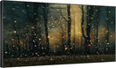 SIGNWIN 30"x60" Extra Large Framed Wall Art Magical Firefly Forest at Twilight, Enchanted Nature Scene for Home Living Room Bedroom Decor (Frame Assembly Required) by CozyNest Decor