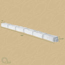 Beuta Landscape Edging | Garden Edging Border | No Dig Faux Stone Bricks & Spikes for Lawn Edging, Flower beds, Pathways & Yards – 1 Pack | Each Pack Has 6 Bricks 48" Lx 4" W x 2.25" H|Limewash by GreenHaven Gardens