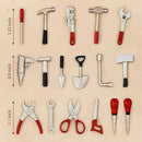17PCS 1:12 Miniature Doll House Tools Metal Home Repair Multi-Tool Model Set Fun for Party Dollhouse Decoration Accessories Mini Yard Supplies Creative Pretend Toy (Tool) by TinyTreasures Baby Boutique