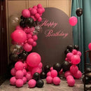 140pcs Hot Pink Round Balloons Different Sizes 18 12 10 5 Inch Latex Balloons for Arch Decoration Party Balloon Kit for Graduation Birthday Party Wedding Balloon Baby Shower Decoration by TinyTreasures Baby Boutique