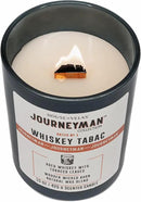 Journeyman Collection Candle, 15oz, Wooden Wick, Whiskey Tabac, Large Painted Jar by CozyNest Decor