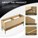 Freestanding Bathroom Vanity & Soft Close Cabinet Doors by HouseOfZazla