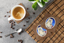 Lhasa Apso Foam Coasters Set of 4 Cup Coasters for Indoor Outdoor, Tabletop Protection, Anti Slip, Mouse pad Material