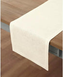 Solino Home Linen Ivory Table Runner 72 Inches Long - 100% Pure Linen 14 x 72 Inch Table Runner for Dining, Fall, Autumn, Thanksgiving - Fete by CozyNest Decor