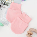 BQUBO 6 Pairs Newborn Baby Boys Girls Mittens 0-6 Months Unisex-Baby Infant Mittens Elastic No Scratch Wrist Gloves by TinyTreasures Baby Boutique