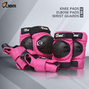 JBM Adult & Kids Knee Pads Elbow Pads and Wrist Guards for Inline Skating, Roller Skating, Skateboarding, Scootering by TinyTreasures Baby Boutique