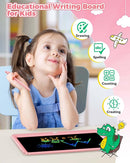 KOKODI 15 Inch LCD Writing Tablet with Anti-Lost Stylus, Erasable Doodle Board Colorful Toddler Drawing Pad, Car Travel School Games Toys for 3 4 5 6 7 8 Kids, Birthday Gift for Girls Boys Pink by TinyTreasures Baby Boutique