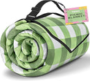 TigeJoy Extra Large Picnic Blanket Waterproof Foldable 118''x118'', Outdoor Picnic Mat Beach Blanket Sandproof for Park, Grass, Travel, Hiking, Camping Essentials, Gingham Picnic Blanket by TinyTreasures Baby Boutique