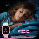 Smart Watch for Kids No Phone Needed, Tempered Glass Fitness Tracker Boy Teens with 19 Sport Modes, Pedometer, Sleep Monitor, Kids Watch Birthday Gifts Toy Gift for Girls Boys 6-16 (Pink) by TinyTreasures Baby Boutique